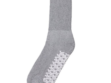 12 Pairs pack Men's & Women's Diabetic Loos Top Therapeutic Anti Slip Non Skid Gripper Soft Cotton Full Cushioned Crew Socks
