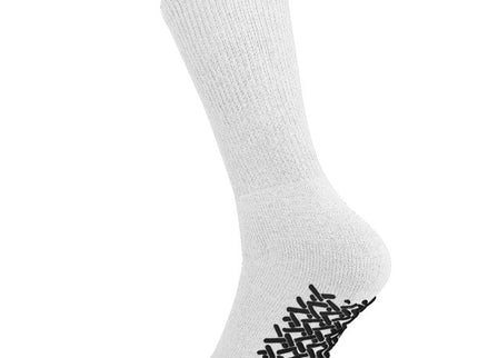 12 Pairs pack Men's & Women's Diabetic Loos Top Therapeutic Anti Slip Non Skid Gripper Soft Cotton Full Cushioned Crew Socks