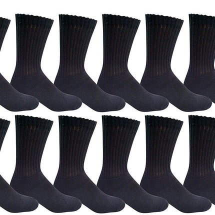 Men’s Casual Cotton Crew Socks for All Purpose Work Sports 60 pairs Bulk & Wholesale