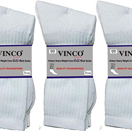 Men’s Casual Cotton Crew Socks for All Purpose Work Sports 60 pairs Bulk & Wholesale ( 9-11 White )