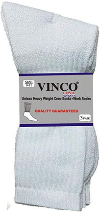 Men’s Casual Cotton Crew Socks for All Purpose Work Sports 60 pairs Bulk & Wholesale ( 9-11 White )