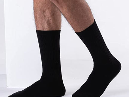Men’s socks Durable Moisture Control Cotton Crew Socks 6 & 12 Pairs Value Multipack