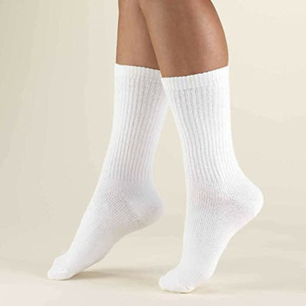 Men’s socks Durable Moisture Control Cotton Crew Socks 6 & 12 Pairs Value Multipack