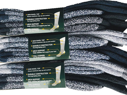 Marino Wool Socks Men 6 Pairs Premium Thermal Socks Insulated for Cold Weather Comfortable Warm Winter Socks