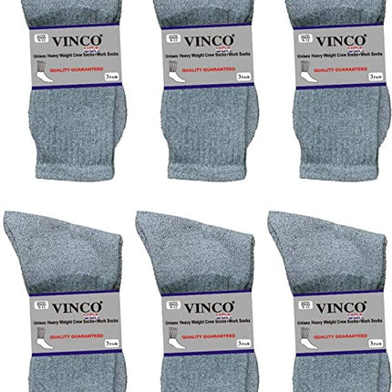 Men’s Casual Cotton Crew Socks for All Purpose Work Sports 60 pairs Bulk & Wholesale ( 9-11 Grey )