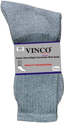 Men’s Casual Cotton Crew Socks for All Purpose Work Sports 60 pairs Bulk & Wholesale ( 9-11 Grey )