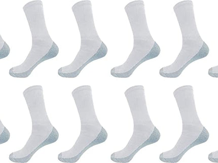 Mens Athletic Sports Cotton Crew Socks Works Cushion Socks