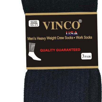Men’s Casual Cotton Crew Socks for All Purpose Work Sports 12 pairs Bulk & Wholesale