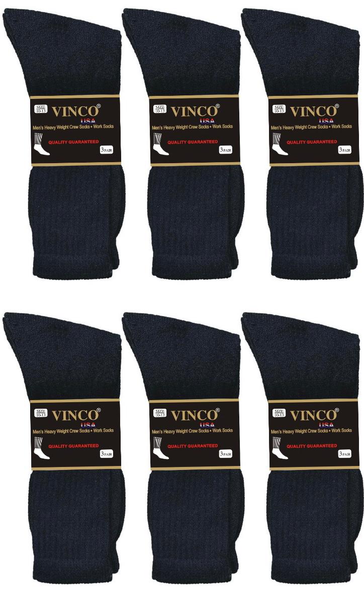 Men’s Casual Cotton Crew Socks for All Purpose Work Sports 12 pairs Bulk & Wholesale