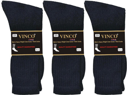 Men’s Casual Cotton Crew Socks for All Purpose Work Sports 12 pairs Bulk & Wholesale