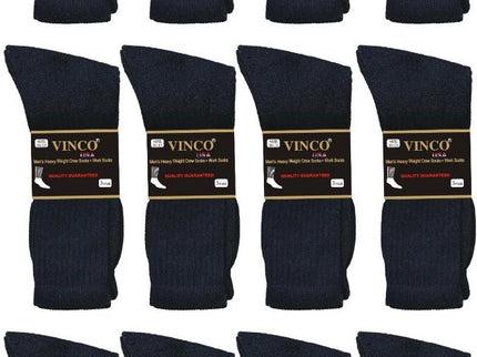 Men’s Casual Cotton Crew Socks for All Purpose Work Sports 12 pairs Bulk & Wholesale