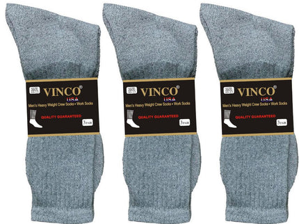 Men’s Casual Cotton Crew Socks for All Purpose Work Sports 12 pairs Bulk & Wholesale