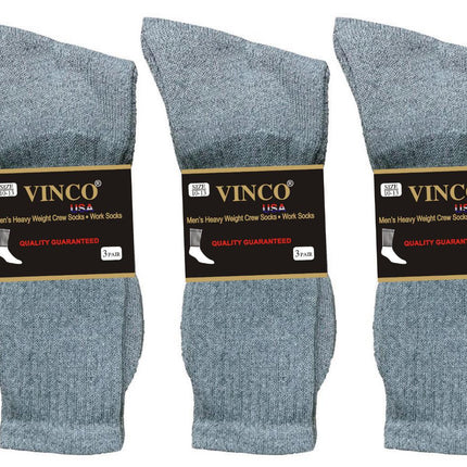 Men’s Casual Cotton Crew Socks for All Purpose Work Sports 12 pairs Bulk & Wholesale