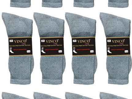 Men’s Casual Cotton Crew Socks for All Purpose Work Sports 12 pairs Bulk & Wholesale