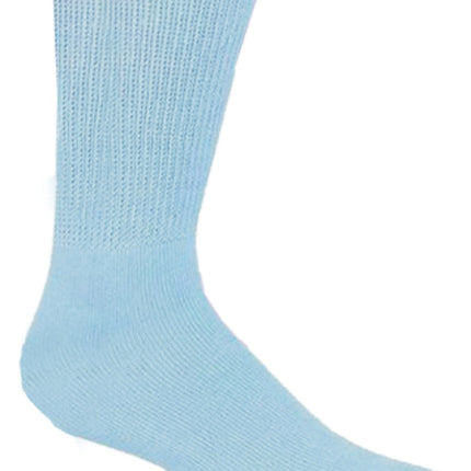 Diamond Star Diabetic Socks Combed Cotton Women's Crew Socks Health Circulatory Physicians Approved Non Binding Top 6 Pack 9-11 Mixed Color