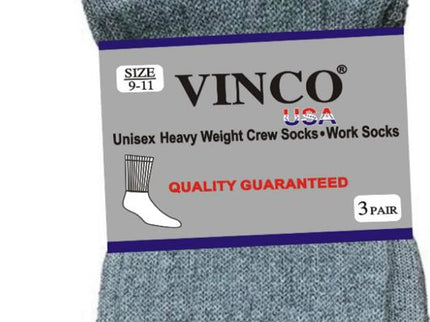 Men’s Casual Cotton Crew Socks for All Purpose Work Sports 12 pairs Bulk & Wholesale