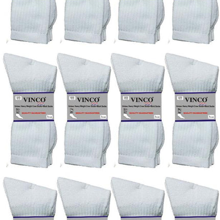 Men’s Casual Cotton Crew Socks for All Purpose Work Sports 12 pairs Bulk & Wholesale