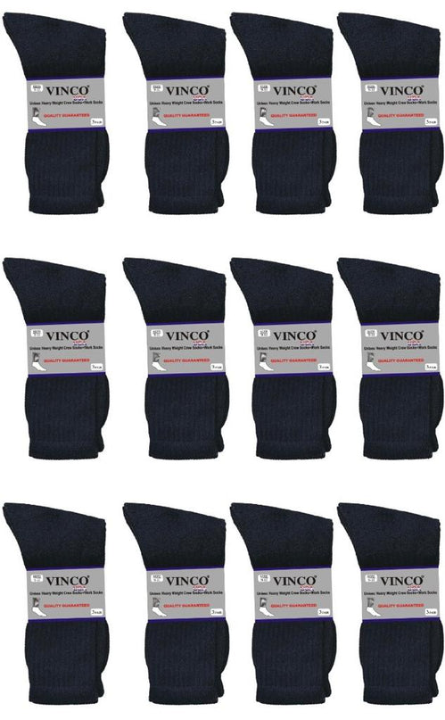 Men’s Casual Cotton Crew Socks for All Purpose Work Sports 12 pairs Bulk & Wholesale