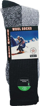 Marino Wool Socks Men 6 Pairs Premium Thermal Socks Insulated for Cold Weather Comfortable Warm Winter Socks