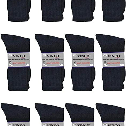 Men’s Casual Cotton Crew Socks for All Purpose Work Sports 60 pairs Bulk & Wholesale ( 9-11 Black )