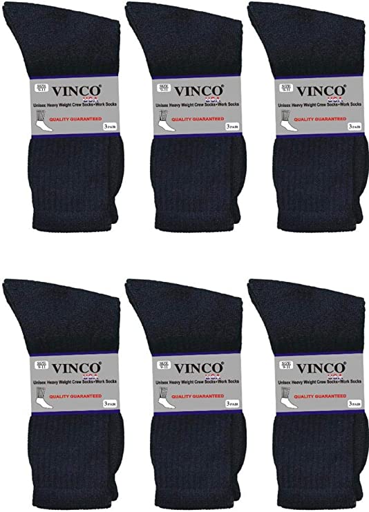 Men’s Casual Cotton Crew Socks for All Purpose Work Sports 60 pairs Bulk & Wholesale (Size 10-13, 9-11)