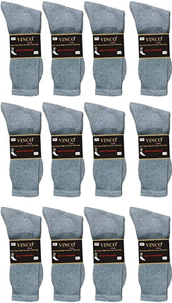 Men’s Casual Cotton Crew Socks for All Purpose Work Sports 60 pairs Bulk & Wholesale (Size 10-13, 9-11)