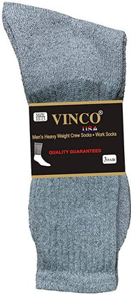 Men’s Casual Cotton Crew Socks for All Purpose Work Sports 60 pairs Bulk & Wholesale (Size 10-13, 9-11)