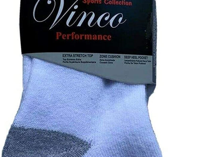 6-12 Pairs Men's Ankle Quarter Crew Sport Socks White 2 Tones Cotton Size 9-11 10-13
