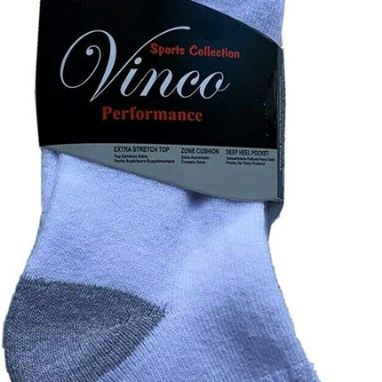 Women's Big and Tall Cushioned Athletic Ankle, White/Melon / Black 12 Pairs Pack Sock Size: 9-11 UNISEX (White with Grey Heel & Toe)