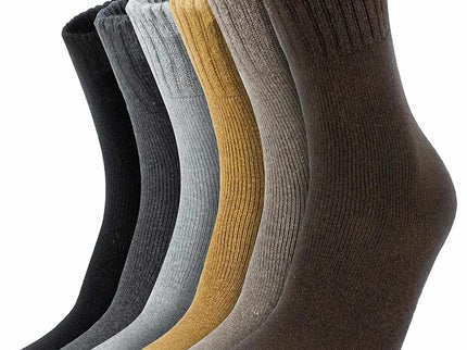 Marino Wool Socks Men 6 Pairs Premium Thermal Socks Insulated for Cold Weather Comfortable Warm Winter Socks