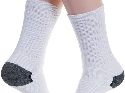 Vinco 12 Pairs Women's & Men's Socks Bulk Moisture Wicking Casual Sports Crew Socks Bulk for Homeless,Charity Socks