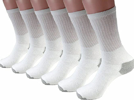 Vinco 12 Pairs Women's & Men's Socks Bulk Moisture Wicking Casual Sports Crew Socks Bulk for Homeless,Charity Socks