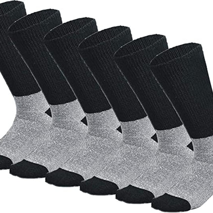 3, 6 or 12 Pairs Pack Doctor Recommend Thermal Diabetic Crew Soft Cotton Socks Keep Foot Warm Non-Binding Top